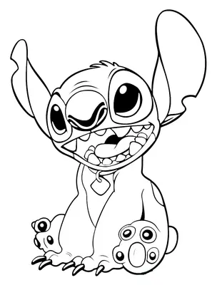 Stitch Mouth Open