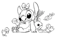 Stitch with Little Ducklings
