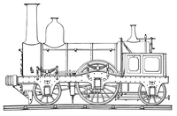 Train à vapeur détaillé