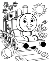 Thomas the Train with Sun