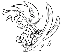 Para Colorir Sonic Jogo Lost World Imprimir Grátis