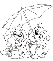 🖍️ PAW Patrol Tracker - Printable Coloring Page for Free 