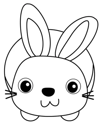 Lapin simple et mignon