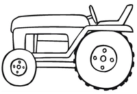 Einfacher Traktor