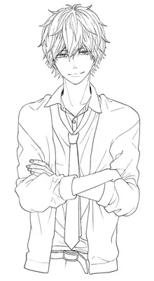 Anime Jongen in Blazer