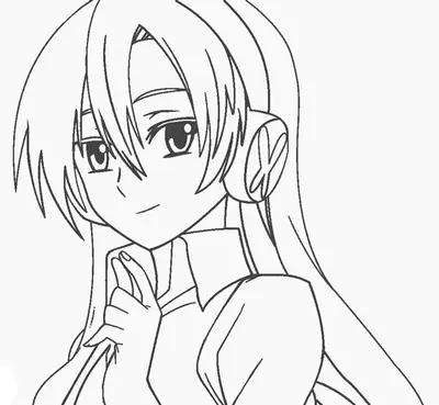 Anime Meisje met Koptelefoon