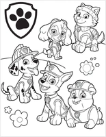 🖍️ PAW Patrol Zuma - Printable Coloring Page for Free 