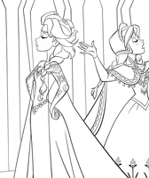 Frozen Anna y Elsa Discutiendo