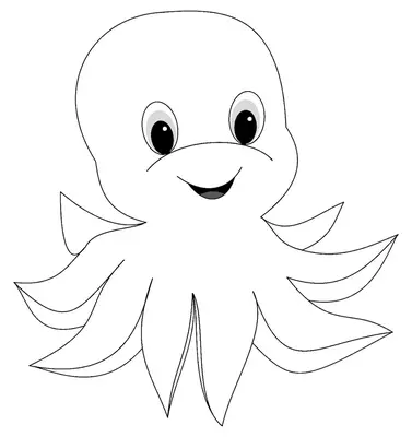Schattige Inktvis
