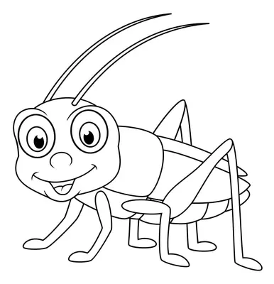 Niedlicher Grashüpfer