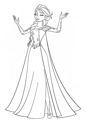 Frozen Elsa Hands Up