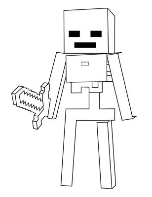 Squelette Minecraft