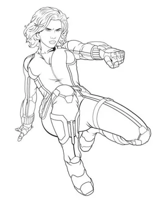 Avengers Boze Black Widow